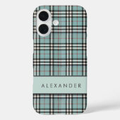 Elegant Retro Checkered Case-Mate iPhone Hülle (Rückseite)
