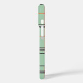 Elegant Retro Checkered Case-Mate iPhone Hülle (Rückseite / Links)