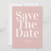 Elegant Retro Wedding Save the Date (Vorderseite)