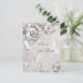 Elegant Rett the Day Ankündigungspostkarte (Stehend Vorderseite)