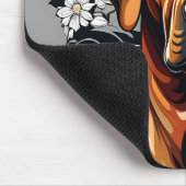 Elegant Rhodesian Ridgeback Dog Mousepad (Ecke)