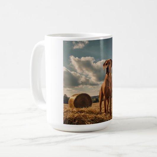 Elegant Rhodesian Ridgeback Tasse (Vorderseite Links)