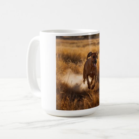 Elegant Rhodesian Ridgeback Tasse (Vorderseite Links)
