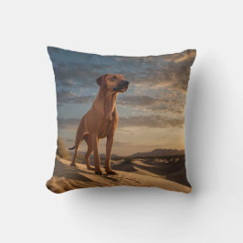 Elegant Rhodesian Ridgeback Throw Kissen