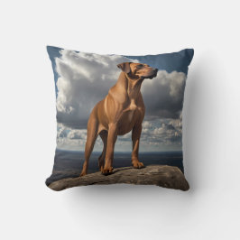 Elegant Rhodesian Ridgeback Throw Kissen