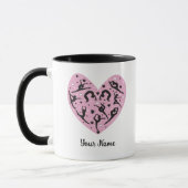 Elegant Rhythmic Gymnastics Personalized Mug Tasse (Links)