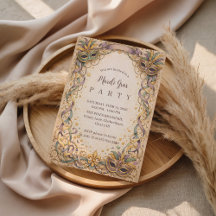 Elegant Ribbon Mask Mardi Gras Masquerade