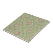 Elegant Rococo Floral Pattern in Soft Pastels Fliese (Seite)