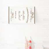 Elegant Romantic Ribbon Wedding Banner (InSitu)