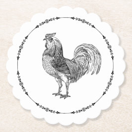 Elegant Rooster Untersetzer