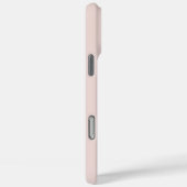Elegant rosa Beige Bold Initial Monogram Case-Mate iPhone Hülle (Rückseite / Rechts)
