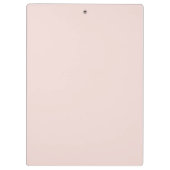 Elegant-Rosa-benutzerdefinierte Monogramm-Initiale Klemmbrett (Rückseite)