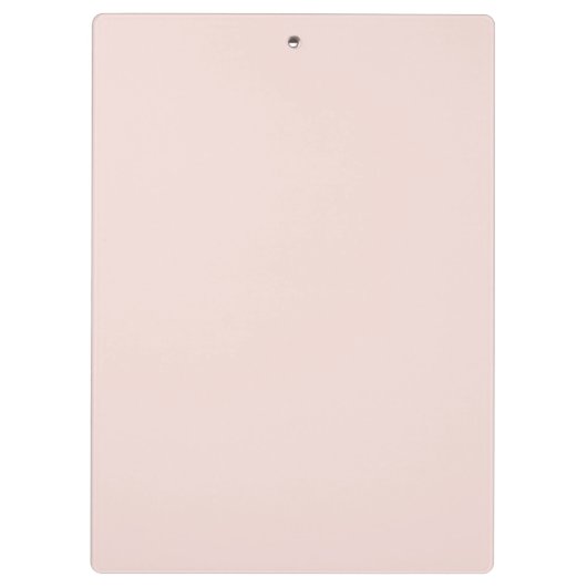 Elegant-Rosa-benutzerdefinierte Monogramm-Initiale Klemmbrett (Rückseite)