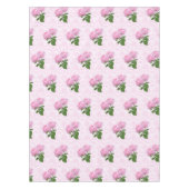 Elegant Rosa Damask Floral Tischdecke (Vorderseite)