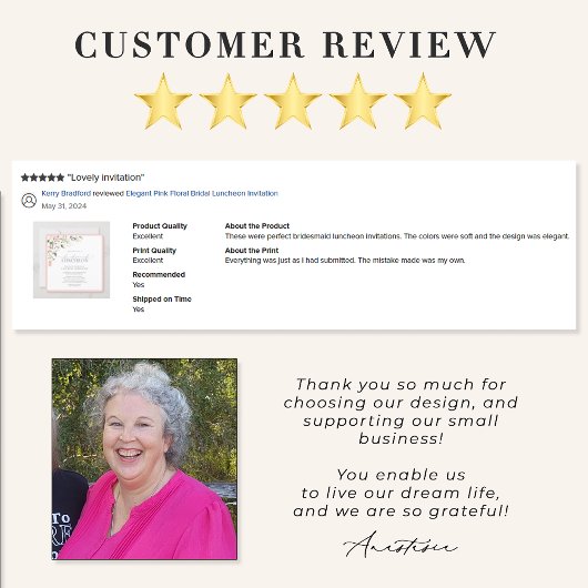 Elegant Rosa Floral Bridal Luncheon Einladung