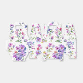 Elegant rosa lila Aquarellfarben-Wildblumen Geschenkschachtel (Ungefaltet)