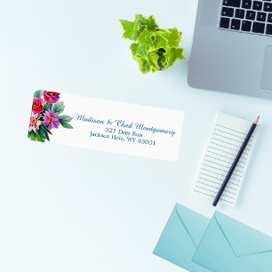 Elegant rosa Lila floral