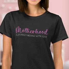 Elegant Rosa Motherhood Journey T-Shirt