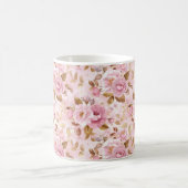 elegant rosa, nahtlos, mit Blume Rose Kaffeetasse (Mittel)