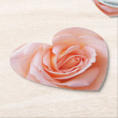 Elegant Rosa Rose Bloral Untersetzer (angewinkelt)