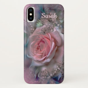 Elegant Rosa Rose Case-Mate iPhone Hülle