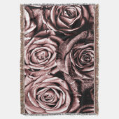 Elegant Rosa Roses Decke (Vorderseite Vertikal)
