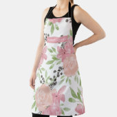 Elegant Rosa Roses Personalisiert Schürze (InSitu)