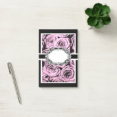Elegant Rosa Roses Post-it Klebezettel (Büro)