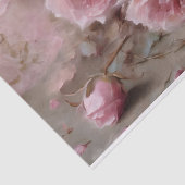 Elegant Rosa Roses Seidenpapier (Detail)
