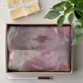 Elegant Rosa Roses Seidenpapier (Geschenk)
