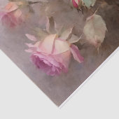 Elegant Rosa Roses Seidenpapier (Detail)