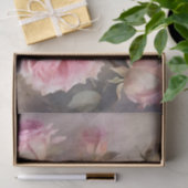 Elegant Rosa Roses Seidenpapier (Geschenk)