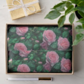 Elegant Rosa Roses Seidenpapier (Geschenk)