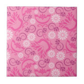 Elegant Rosa Tile Fliese (Vorderseite)