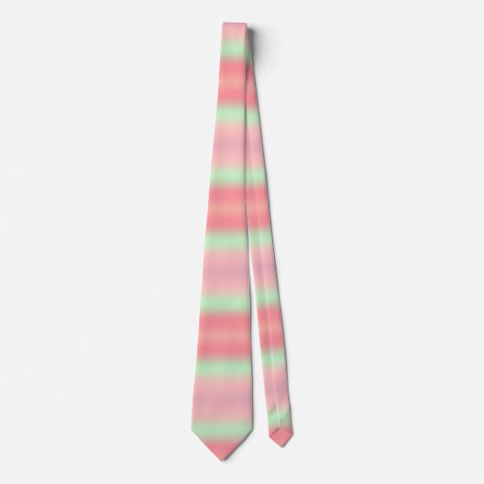 Elegant Rosa und Grün Ombre Krawatte (Vorderseite)