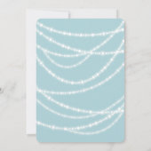 Elegant Rosary Cross Glitzern Christening Einladun Einladung (Rückseite)