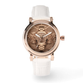 Elegant Rose Aesthetic Floral Wrist Watch Armbanduhr