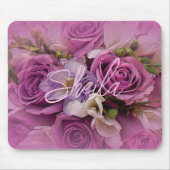 Elegant Rose Bouquet Mousepad (Vorne)