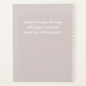 Elegant Rose Bouquet Planer (Rückseite)