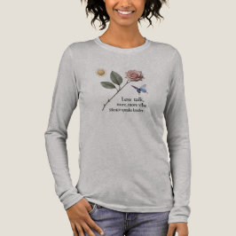 Elegant Rose & Butterfly Design | Women’s Tri-Blend Shirt