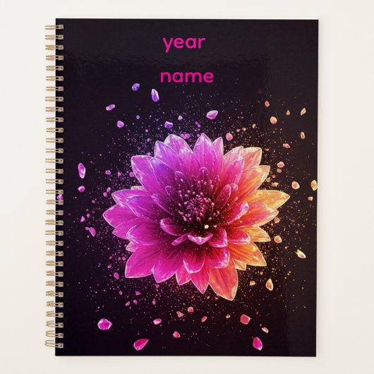 Elegant Rose Daily planner Planer (Vorderseite)