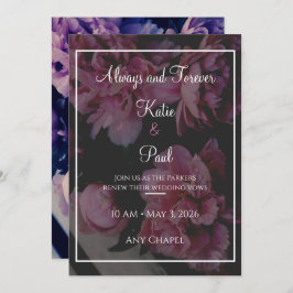 Elegant Rose Flowers Wedding invitation Einladung