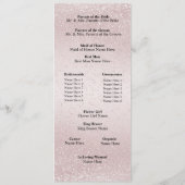 Elegant Rose Glitter - Programm (Rückseite)