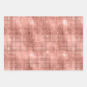 Elegant Rose Gold Foil Glam Patterns Geschenkpapier Set (Vorderseite 2)