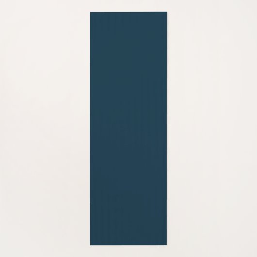 Elegant Rose Gold on Teal Floral Henna Mandala Yogamatte (Rückseite)