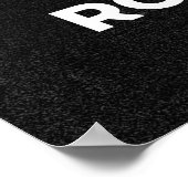 Elegant Rose Quartz Crystal Poster (Ecke)