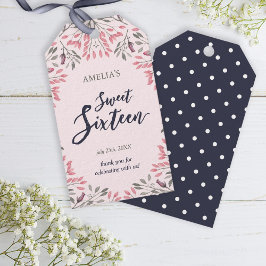 Elegant Roses Blumensüß 16 Geschenkanhänger