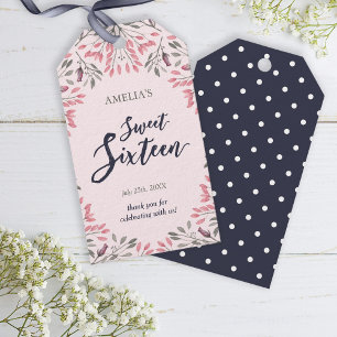 Elegant Roses Blumensüß 16 Geschenkanhänger