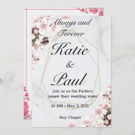 Elegant Roses Hochzeit Einladung