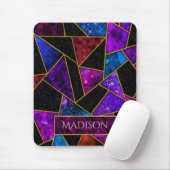 Elegant rot lila gurt geometrisch mousepad (Mit Mouse)
